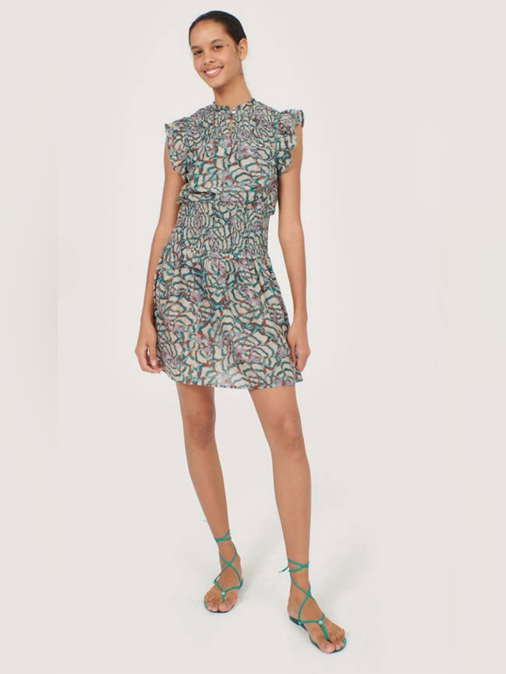 Chufy Heidi Mini Dress in the "Nott Blue" colorway M